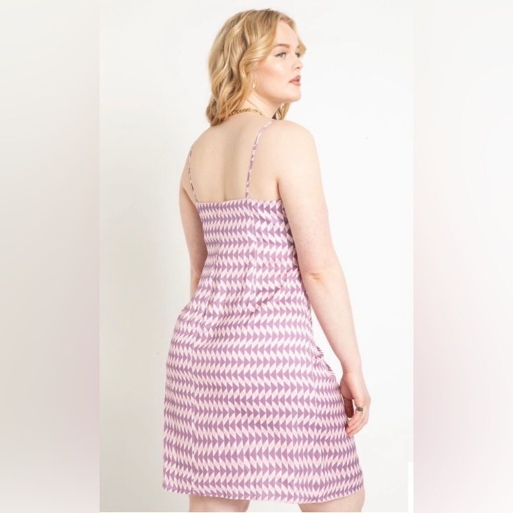 Eloquii - Satin Draped Mini Dress - Plus size 20 - Picture 5 of 9